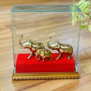 🐘 Traditional Brass Elephants (Thumpath Raana) "තුම්පත් රෑණ" (AE0013)