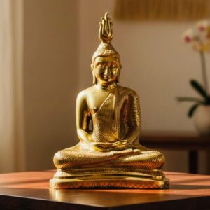 Brass Lord Buddha Statue "පිත්තල බුද්ධ ප්‍රතිමාව" 2 Feets - (AE0091)